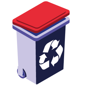 Poubelle recyclage