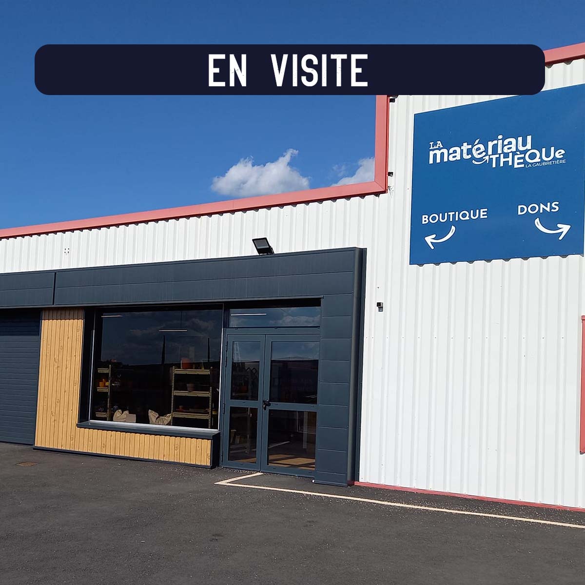 Visite de la Matériauthèque – Les chantiers du réemploi (85)