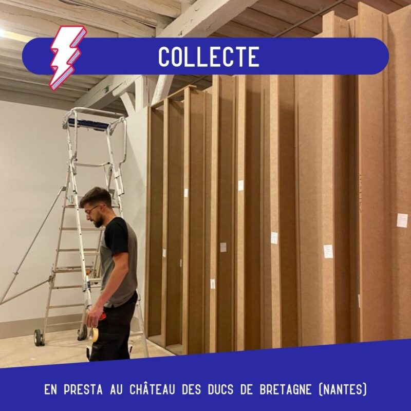 Collecte au chateau des ducs de bretagne à nantes