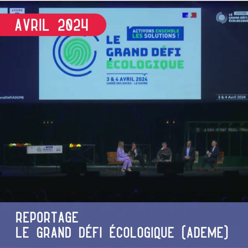 Reportage sur la scénographie de « La place de la transition de l’Ademe »