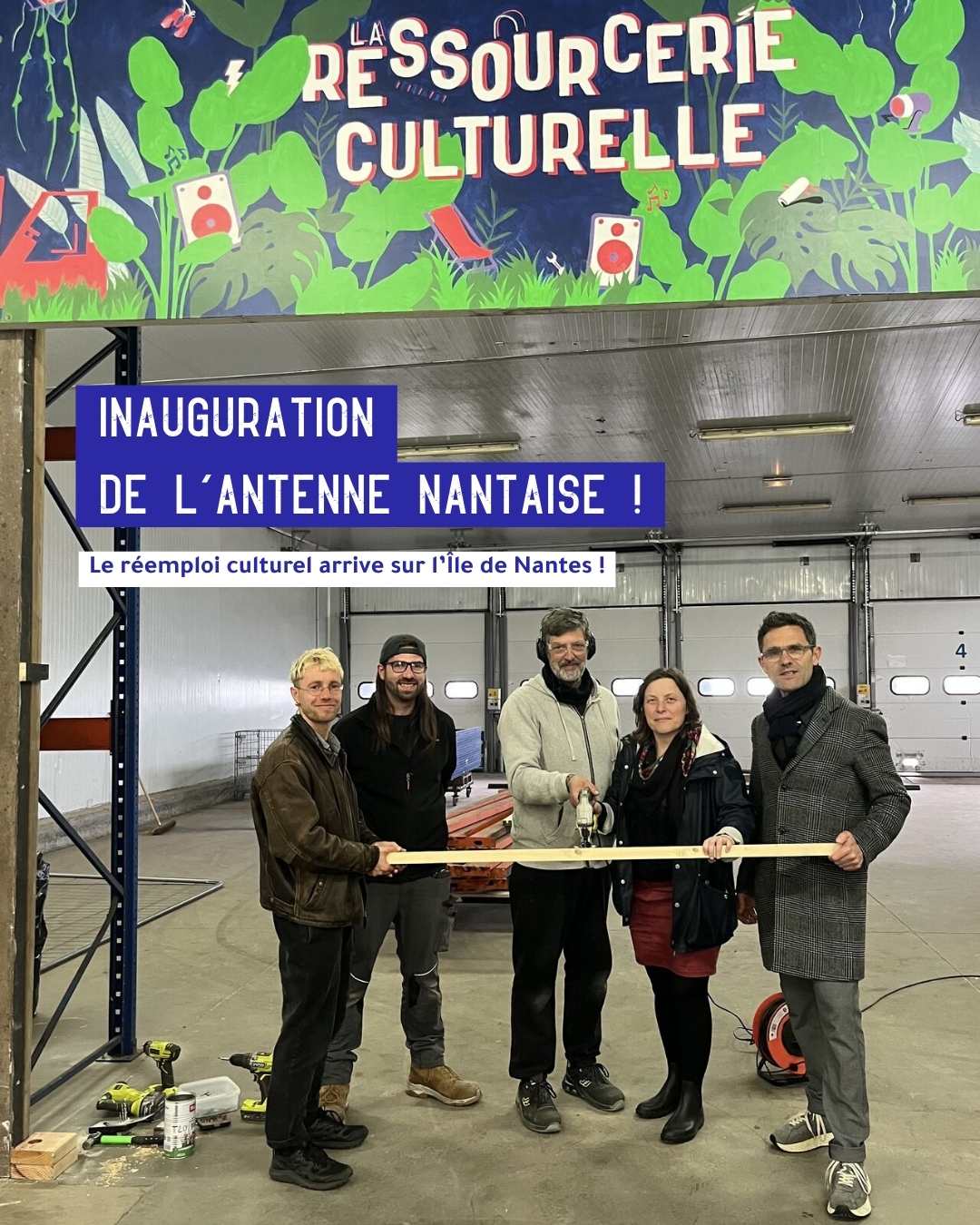 Une nouvelle antenne logistique du réemploi culturel à Nantes !