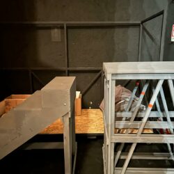 Structure catwalk en bois