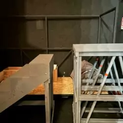 Structure catwalk en bois