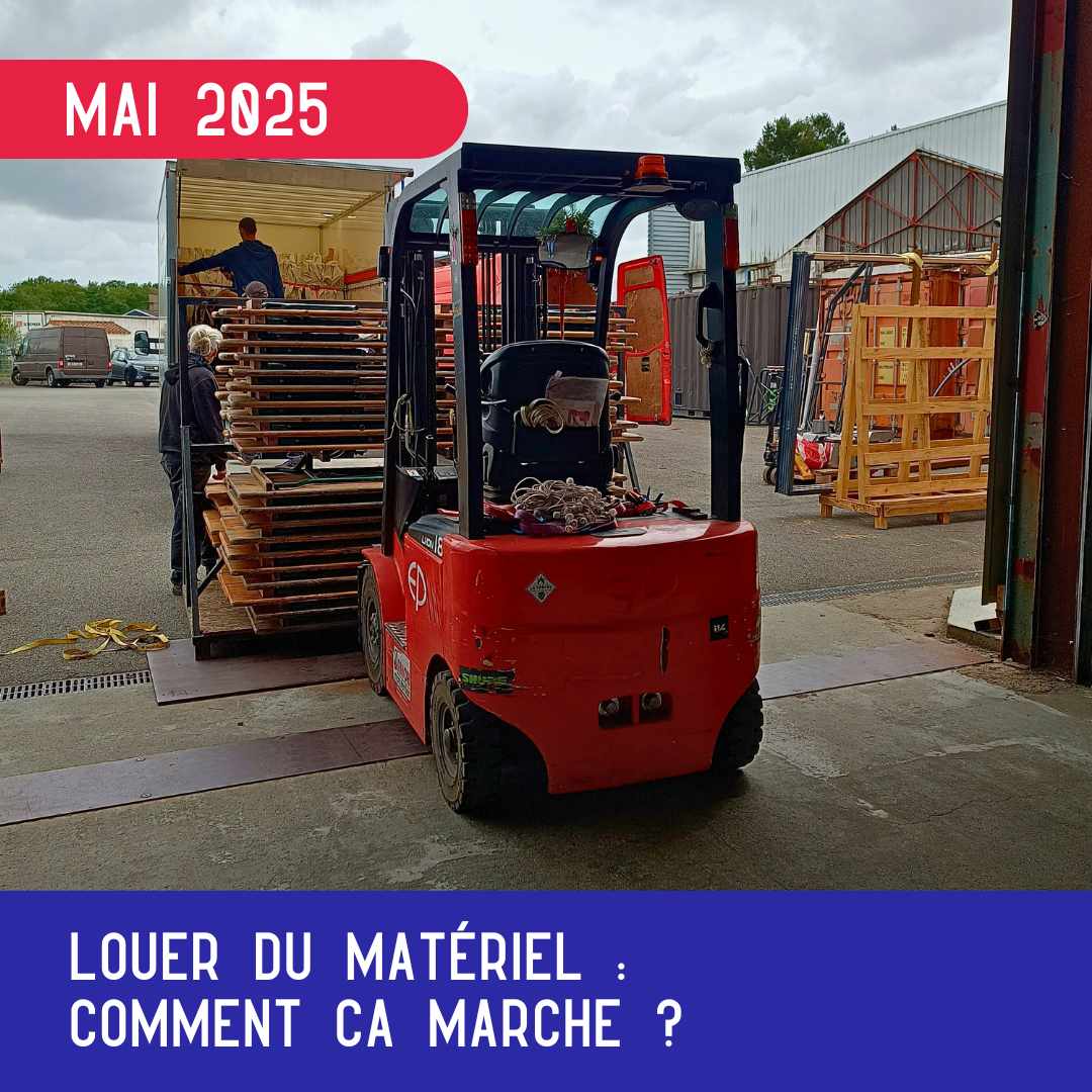 Louer du matériel à La Ressourcerie Culturelle : comment ça marche ?
