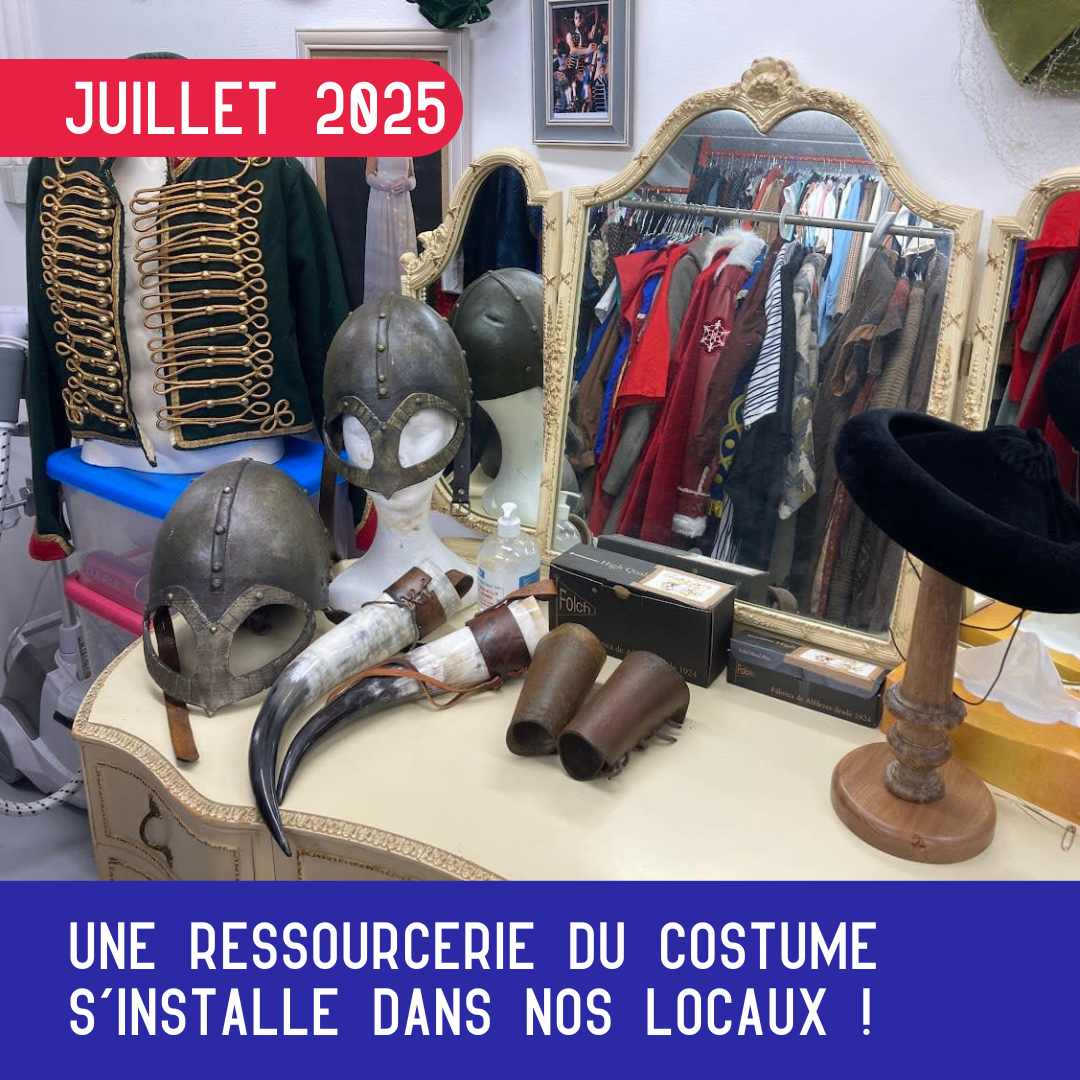 Une ressourcerie du costume s’installe à l’entrée de La Ressourcerie Culturelle