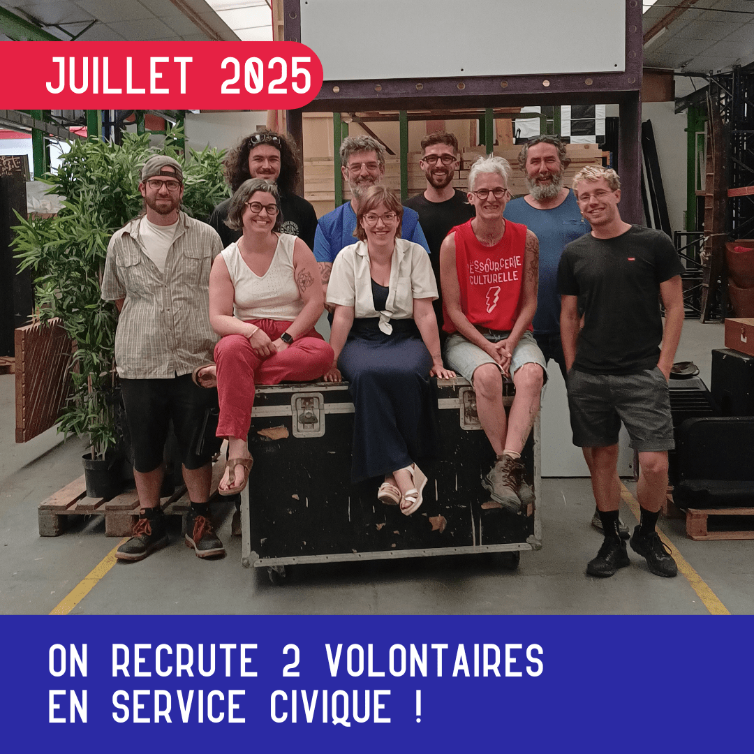 Rejoins l’aventure du réemploi culturel : une mission de service civique à La Ressourcerie Culturelle