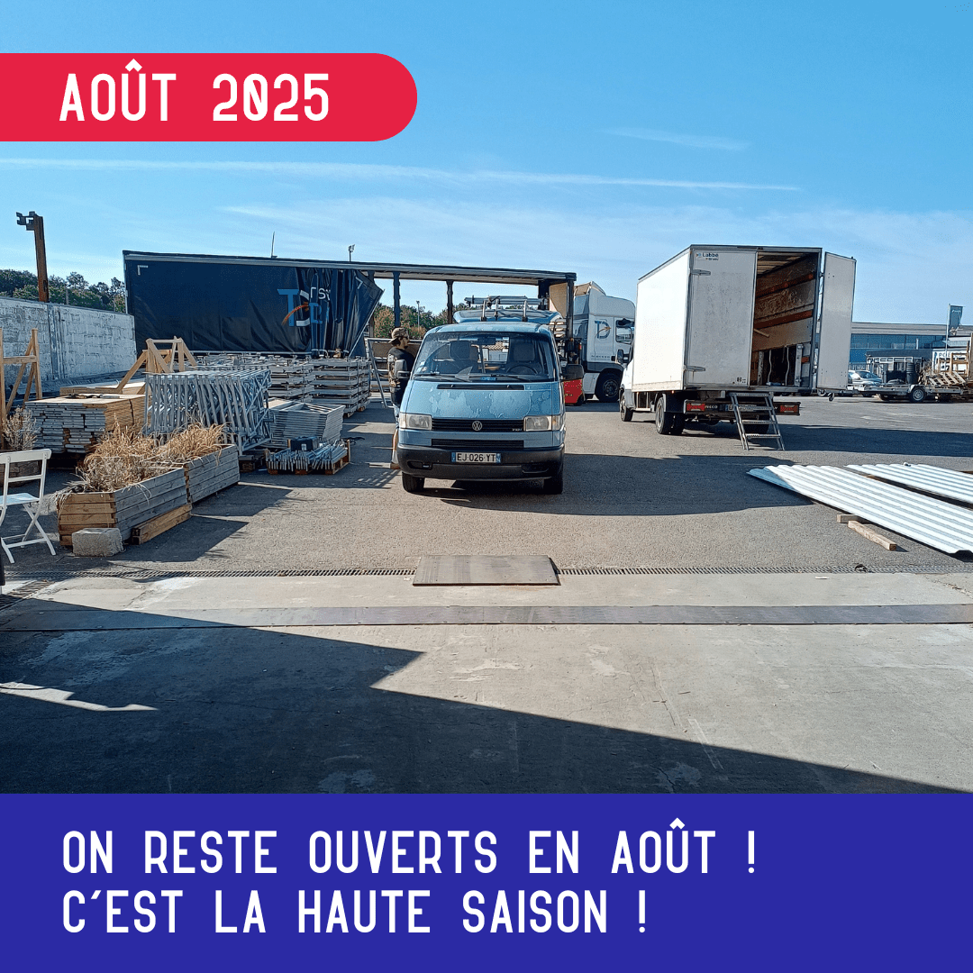 Pas de fermeture estivale : on reste ouverts tout l’été