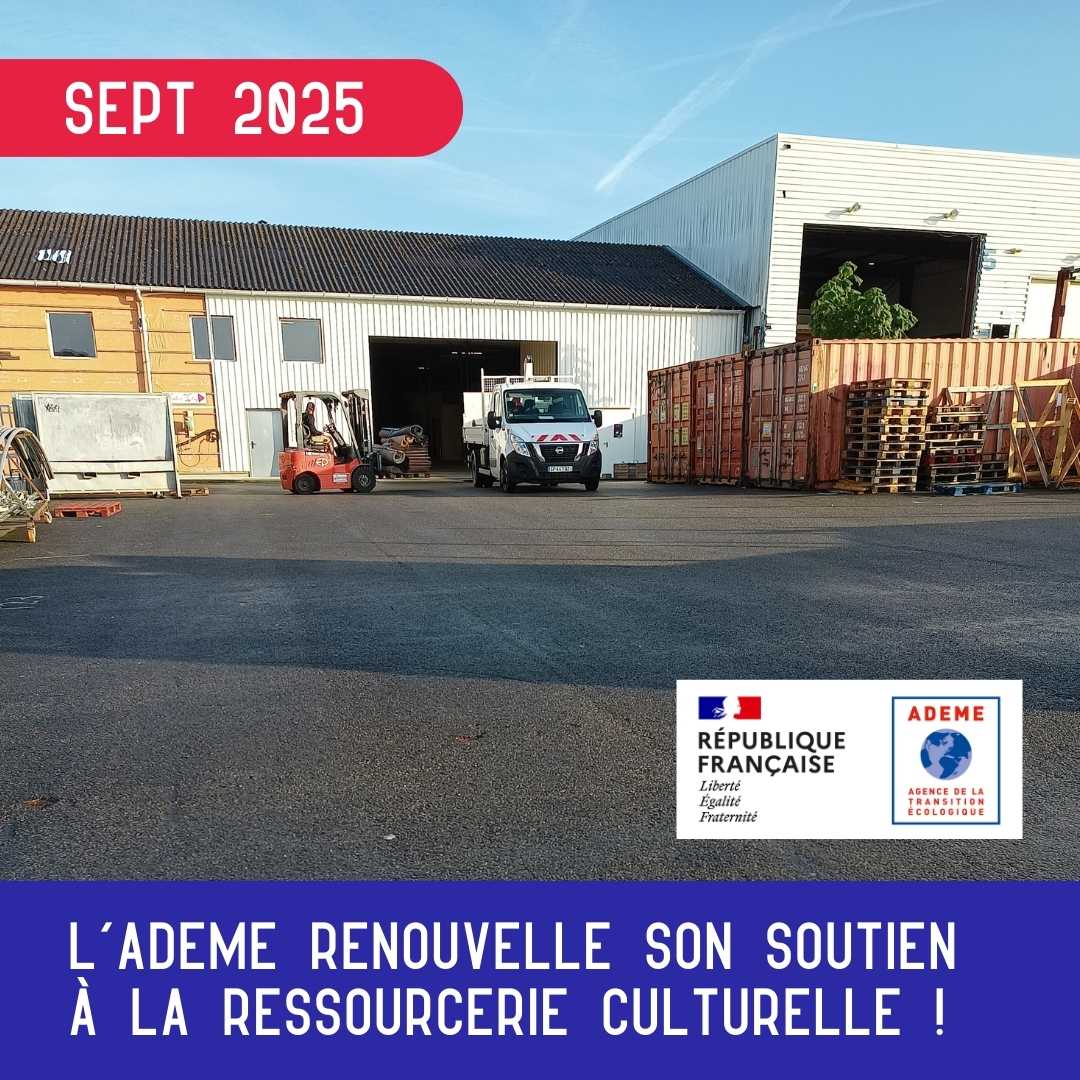 Structurer la filière du réemploi culturel en Pays de la Loire : l’ADEME renouvelle son soutien à La Ressourcerie Culturelle