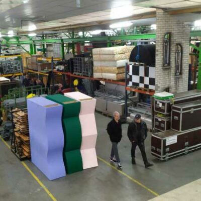 Espace de stockage partagé à la Ressourcerie Culturelle en Vendée