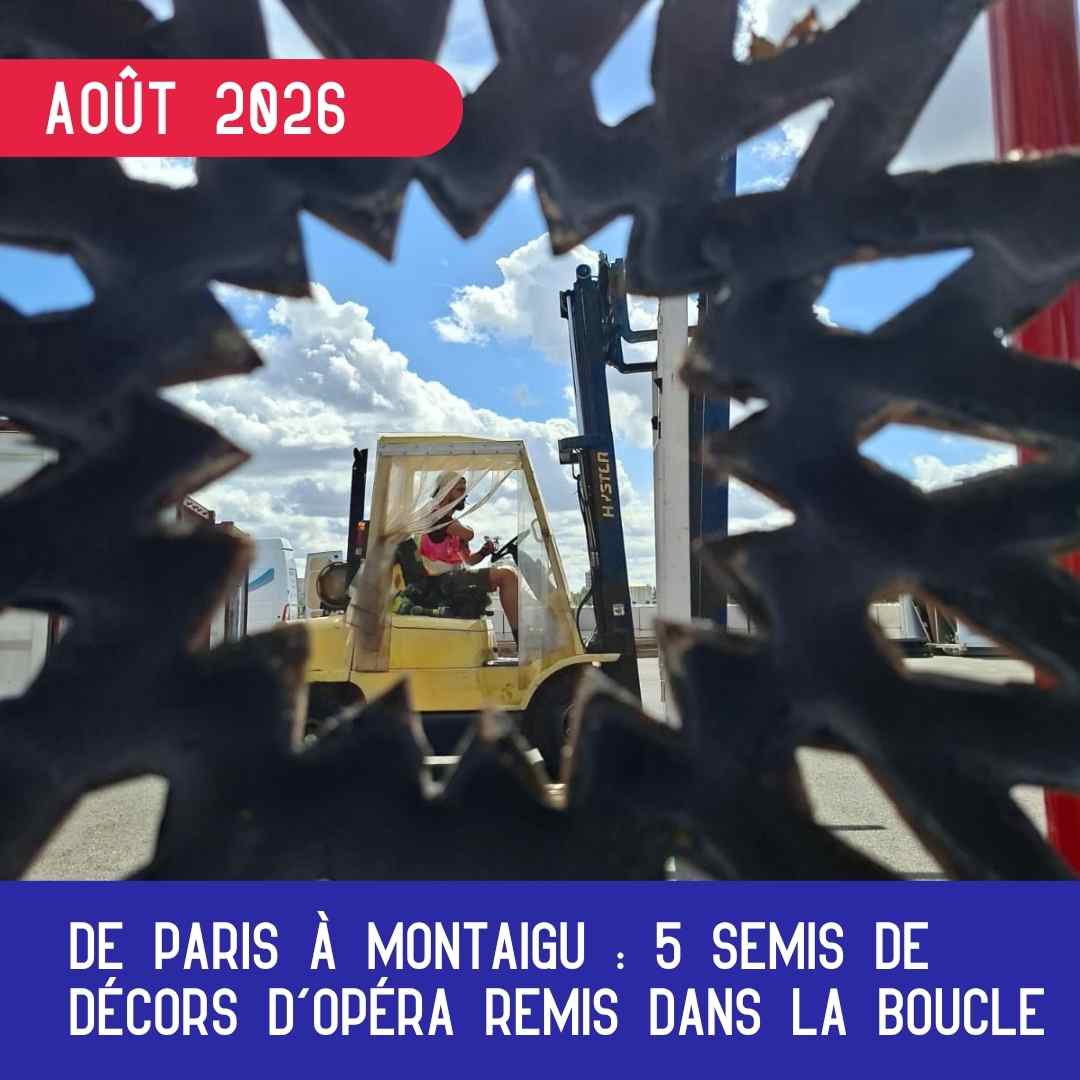 De l’Opéra de Paris à Montaigu-Vendée : 5 semi-remorques de ressources remises dans la boucle